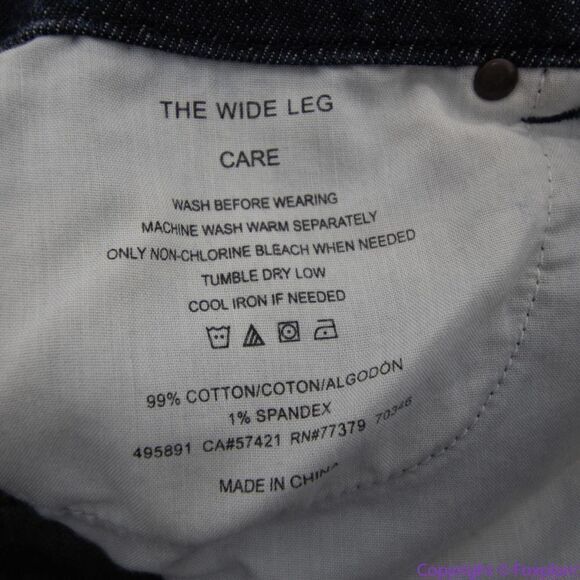 NEW Ann Taylor the wide leg jeans with belt, size 2P - Picture 11 of 11